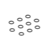 UK-Alu Shim 3x5x0.5mm - Black (10) X-RAY