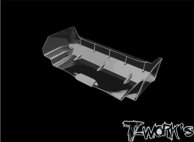 UK-T-Work's 6.5" Astro-Carpet High-Clearance Flat Rear Wing (1:10 Buggy) T-WORK'S