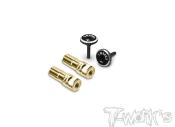 UK-Quick Lock Battery Connecter V2 Black/Black + PK 5mm (2+2) T-WORK'S
