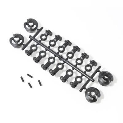 PRE ORDER - UK-Shock Rod End and Spring Perch Set (w/ assorted length rod ends) TEKKNO RC