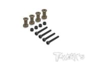 UK-Hard Coated 7075-T6 Alum. Shock Standoffs +5mm ( For Xray XB8'23/ 22/21/20/19/18 ) 2pcs. T-WORK'S