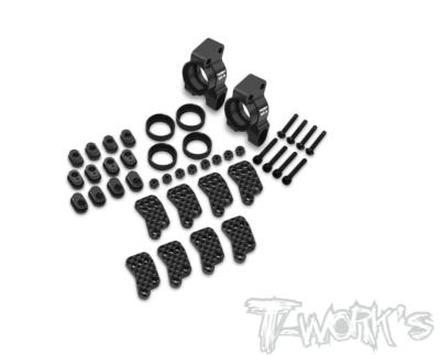 UK-7075-T6 Alum. Rear Hubs ( For Team Associated RC8 B4.1/B4.1E ) T-WORK'S