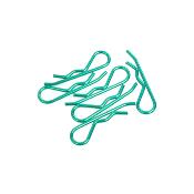 UK-BODY CLIP 1/8 - METALLIC GREEN (6) CORE-RC