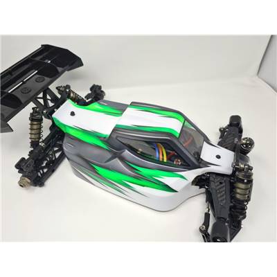 UK-Painted body ST-4 Falcon green/white/silver for S35-4E Sworkz