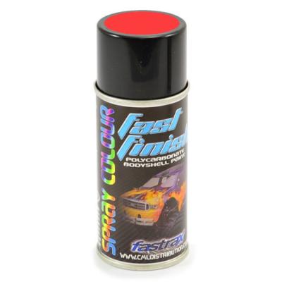 UK-FAST FINISH COSMIC GLO RED SPRAY PAINT 150ML FASTRAX