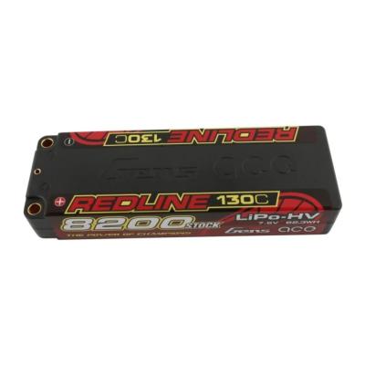UK-Accu Lipo Red Line 2.0 Stick 2S HV 7.6V 130C 8200 5mm GENS ACE
