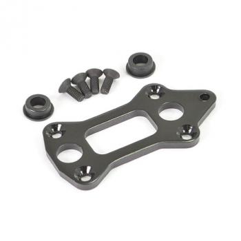 UK-Centre Alum. Diff Housing Plate Black HOBAO RACING