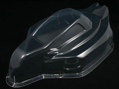 UK-HYPER 7 TQ2 BODYSHELL AND DECAL (Engine Hole Not Cut) HOBAO RACING