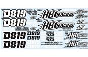 UK-D819 Decal HB RACING