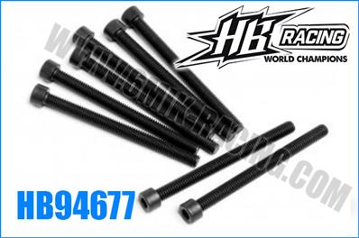 UK-Cap head screw m3.5x42mm (8pcs) HB RACING