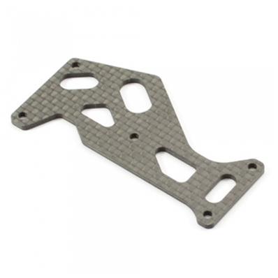 UK-VS GRAPHITE FRONT LOWER ARM STIFFENER - 2MM (PACK OF ONE) HOBAO RACING