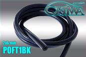 UK-Fuel Tube – 2×6 mm Black Shiny (1m) OPTIMA