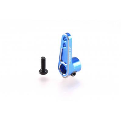UK-Aluminium Offset Servo Horn 25T Blue RUDDOG
