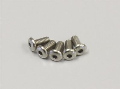 UK-Button Screw(Hex/Titanium/M2.6x6/5pcs) KYOSHO