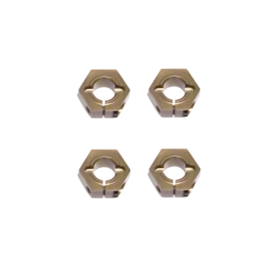 UK-12mm Aluminum Hex Adapters for Tekno SCT410, Slash/Stampede M6 Driveshafts and AE SC10 4×4 TEKNO-RC