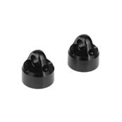 UK-Shock Caps (7075, emulsion, black ano, 2pcs) TEKNO-RC