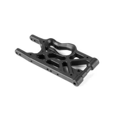 UK-Composite suspension rear arm LSM right graphyte X-RAY