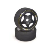 UK-GT8/RALLY BLACK PRE-GLUED FOAM TYRES 35SH-103MM CONTACT-RC