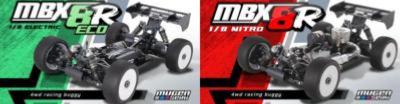 Spare parts and options 1/8th TT Mugen MBX-8R Eco & Nitro