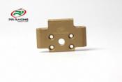UK-7 Degree Lower Swing Arm Mount (+5mm) 66g (Brass) PR RACING