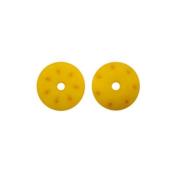 UK-16mm CONICAL SHOCK PISTONS YELLOW (7x1.2mm angled) (2pcs) ULTIMATE RACING