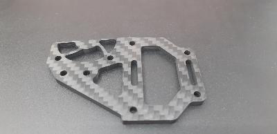 UK-Central differential plate CARBON 3mm for fan 30x30mm for Tekno EB410.2 LR PROD