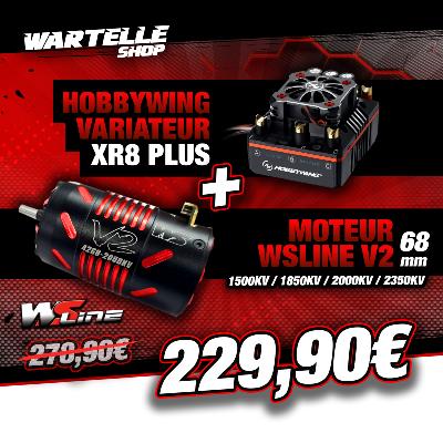 UK-Xerun XR8 Plus combo + 4268 motor V2 (choice of kv) WS-LINE