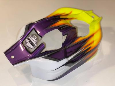 UK-Vision body paint (White/Purple/Yellow) 1/8 buggy for HB819 Nitro BITTYDESIGN