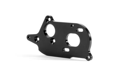 UK-Alu Front-Mid Motor (3 Gears) Plate - Swiss 7075 T6 (3mm) X-RAY