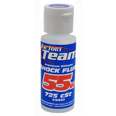 UK-FT Silicone Shock Fluid, 55wt (725 CST) TEAM-ASSOCIATED
