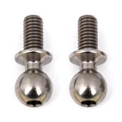 UK-FT Heavy Duty Ti Ballstuds, 4 mm, long neck TEAM-ASSOCIATED
