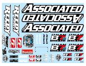 UK-RC10B7 Decal Sheet TEAM-ASSOCIATED