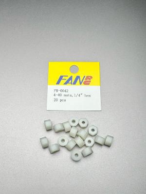 UK-4-40 Nylon nuts, 1/4" Hex 20pcs FAN RC