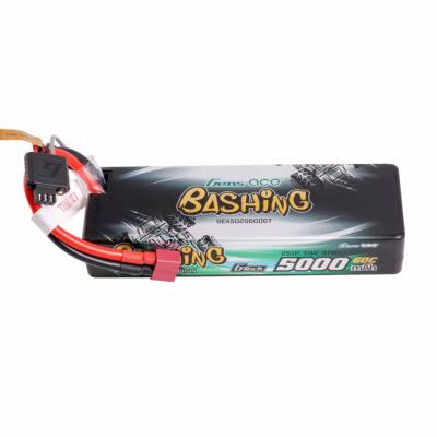 UK-Accu Lipo BASHING 2S 7.4V 5000 mAh 60C prise DEANS GENSACE