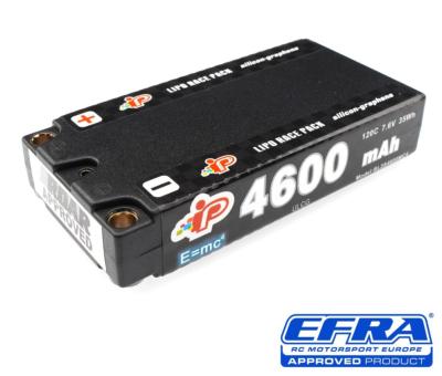 UK-Accu Lipo HV MC4 4600mAh 120C 7.6V Long Runtime LCG Graphene Shorty Pack IP