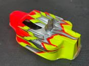 UK-Body "MYSTRAL" Red Fluo/Gun Métal/Yellow Universel WS-LINE