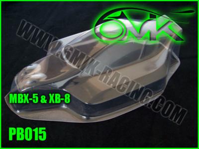 UK-Body lexan for MUGEN MBX5 et MBX8 (unpainted) 6-MIK