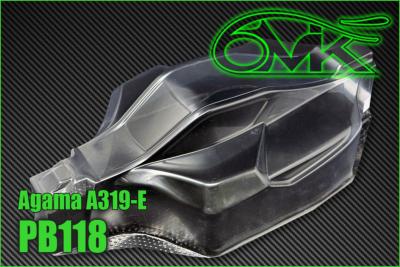 UK-Body lexan for Agama A319 / A319E (unpainted) 6-MIK