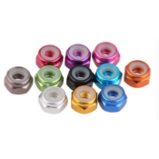 UK-M4 Locknuts Alu. (10) (choice of color) WS-LINE