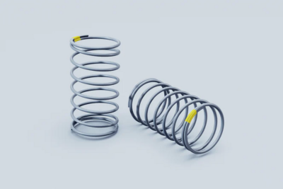UK-Rear shock spring grey/yellow (pr) N1 AGAMA