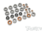 UK-Precision Ball Bearing Set ( For Team Associated RC8 B4 ) 28pcs. T-WORK'S
