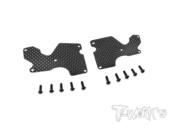 UK-Graphite Rear A-arm Stiffeners 1.2mm ( For Mugen MBX8R ) T-WORK'S