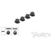 UK-CNC Machined Derlin Arm Mount Insert ( For Mugen MBX8R C & D Mount ) Type B 4pcs. T-WORKS