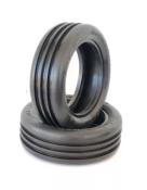 UK-Front Tires Square Rib 2wd XSF Extra-Soft (tires + insert) VP-PRO