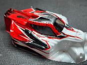 UK-Body "ARYA" White/Gun Metal/Red Universel WS-LINE