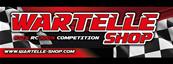 UK-Advertising Banner WARTELLE SHOP 2.40x0.70m WS Line