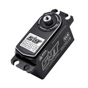 UK-Low Profile Coreless HV CNC aluminium case 13.0kg/0.08sec @7.4V SRT