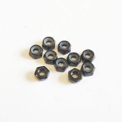 UK-Self Lock Nut M4 black (10) SWORKZ