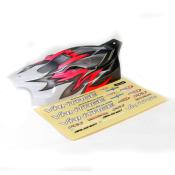 UK-Vantage Printed Ep Buggy Bodyshell - Pink/grey FTX