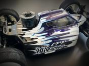 UK-V2 Beretta body (clear) for the HB D819 worlds edition - LEADFINGER RACING